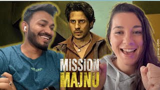 MISSION MAJNU | Sidharth Malhotra, Rashmika Mandanna | Netflix India | Official Trailer REACTION!!