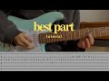 best part - daniel caesar ft H.E.R guitar tutorial with TAB