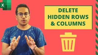 Delete Hidden Rows and Columns in Excel (Quick and Easy)