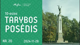 Alytaus miesto savivaldybės 10 tarybos 20 posėdis. 2024-11-28. Tiesioginis srautas