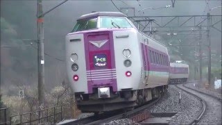 布原駅接続道路と、布原駅 2016年2月13日