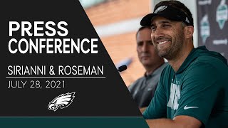 Nick Sirianni & Howie Roseman Discuss 2021 Eagles Training Camp | Eagles Press Conference
