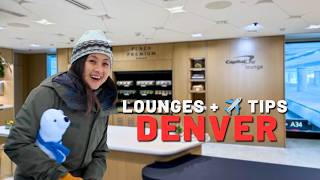 Denver Airport Guide 2026: Full Walkthrough Arrival to Departure [+ Capital One vs Amex Lounge]