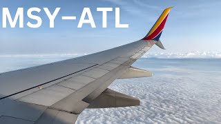 4K | Full Flight (MSY-ATL) | Southwest Airlines Boeing 737-800 (N8312C)