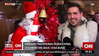 Crăciun tradiţional în Bucovina şi Maramureş. Colindătorii aduc voia bună