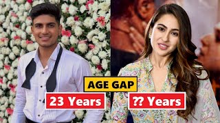 Shocking AGE Gap Between Shubman Gill and Sara Ali Khan 2023 - Bollywood Best Couple