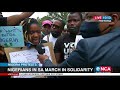 Nigerians in SA march in solidarity over police brutality