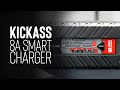 KickAss 8 Amp Smart Battery Charger - Perfect for AGM, Gel and Flooded Batteries