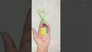 DIY easy mini decor with glass bottle with nailpaint✨ 💖