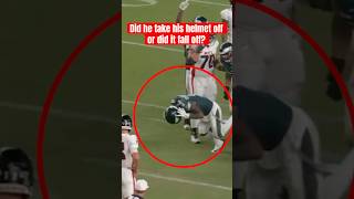 Did CJ Gardner-Johnson take his helmet off or did it fall off? #nflnews #nfl #football #flyeaglesfly