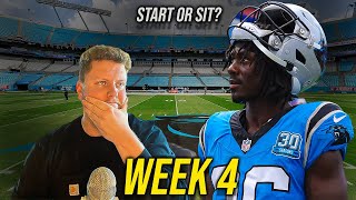 Week 4 Defenses to START and SIT! (Every Matchup)