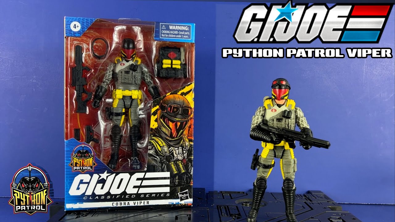 G.I. Joe Classified #42 Python Patrol Cobra Viper Review - YouTube