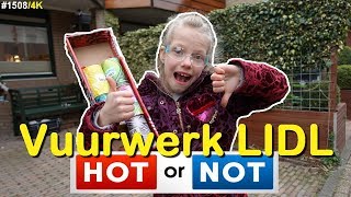 VUURWERK van de LIDL testen. Is het LEUK of MEUK | Iets of NIETS #1508