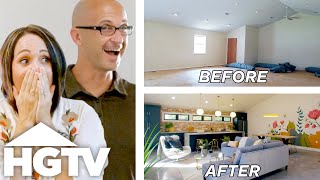 Massive Empty Room Gets Modern Transformation | Fixer to Fabulous | HGTV
