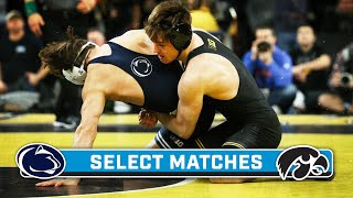 Select Matches: Penn State at Iowa | Big Ten Wrestling | Feb. 9, 2024
