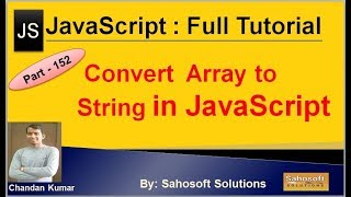 Converting Array to String in JavaScript | JavaScript Full Tutorial in Hindi