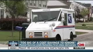 The Postal Service plans to end Saturday delivery