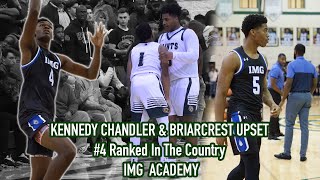 KENNEDY CHANDLER \u0026 Briarcrest UPSET #4 Ranked IMG At The Memphis Hoopfest | FANS CHANT OVERRATED