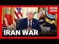 Donald Trump hits back at ‘unpatriotic' vote after House rebukes him over Iran | BBC News