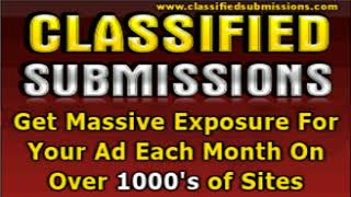 Classified Ad Submission Service: 11 Ways To Get More Sales From Classified Ads!