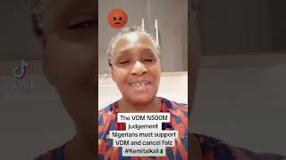 The VDM N500M judgement Nigerians must support VDM and cancel Falz