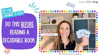 How to Introduce Decodable Books When Teaching Your Child to Read | Preschool, Pre-K, Kindergarten