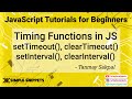 34 - settimeout() and setinterval() functions in JavaScript | Timing Functions in JavaScript