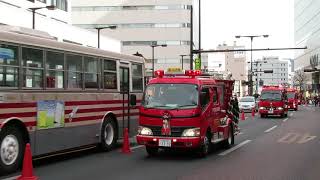 2019年宇都宮市消防出初式　分列行進（幼年防火クラブ・団車）