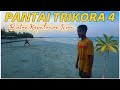 PANTAI TRIKORA 4 PERBATASAN INDONESIA (BENTAN) & MALAYSIA || SUNSET RAYUAN POKOK KELAPA😍❤️