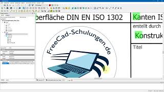 FreeCAD und Inkscape.org - Schriftkopf/Vorlagen A0 bis A4. TEIL 2