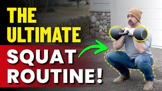 The ULTIMATE Kettlebell Squat Routine Builds Massive & POWERFUL Legs! | Coach MANdler