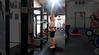 ohp 77.5kg 4x6 bench 110kg 3x8