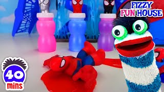 Fizzy Helps Animals And Superheroes | Fun Videos For Kids