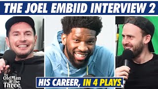 Joel Embiid On The Harden Fit, KD Rivalry, The Key To Drop Coverage, Ben Simmons, and More | 4 Plays