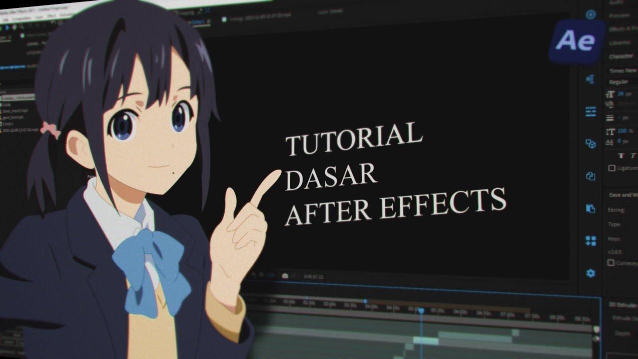 Tutorial Dasar After Effects Youtube