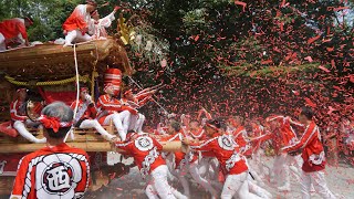 令和5年 西 宮入 科長神社 太子町山田地区科長神社夏祭り だんじり祭