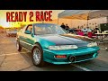 All Motor & Turbo Hondas at USDM SUPER MEET | DRAG RACING & DRIFT NIGHT at Irwindale Speedway