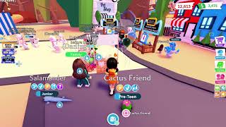 Playing Roblox Adopt Me with my bff part 2