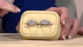 Halo Mosaic Diamond Ring, 14K, 1.40 cttw, by Affinity on QVC