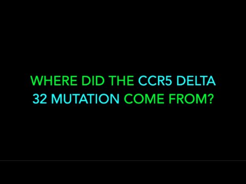 Where is the CCR5 delta 32 mutation?