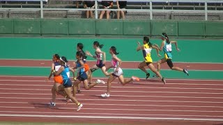 20241006北九州市民陸上 中学女子100m決勝