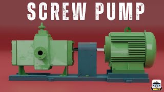 Parts and Dismantling Process of a Screw Pump | 3D Animated Explanation | HIMT