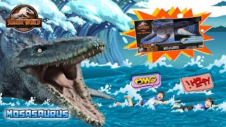 รีวิวของเล่นไดโนเสาร์ Mosasaurus Jurassic World Camp Cretaceous | Bm and Porsche