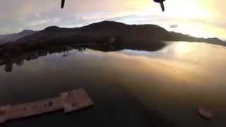 FPV - Kopterflight at Wörthersee Eastcoast - Metnitzstrand Loretto (300%-Speed)