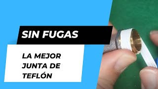 ¡No Más Fugas! 💧 Aprende a Sellar Roscas de Agua con Teflón