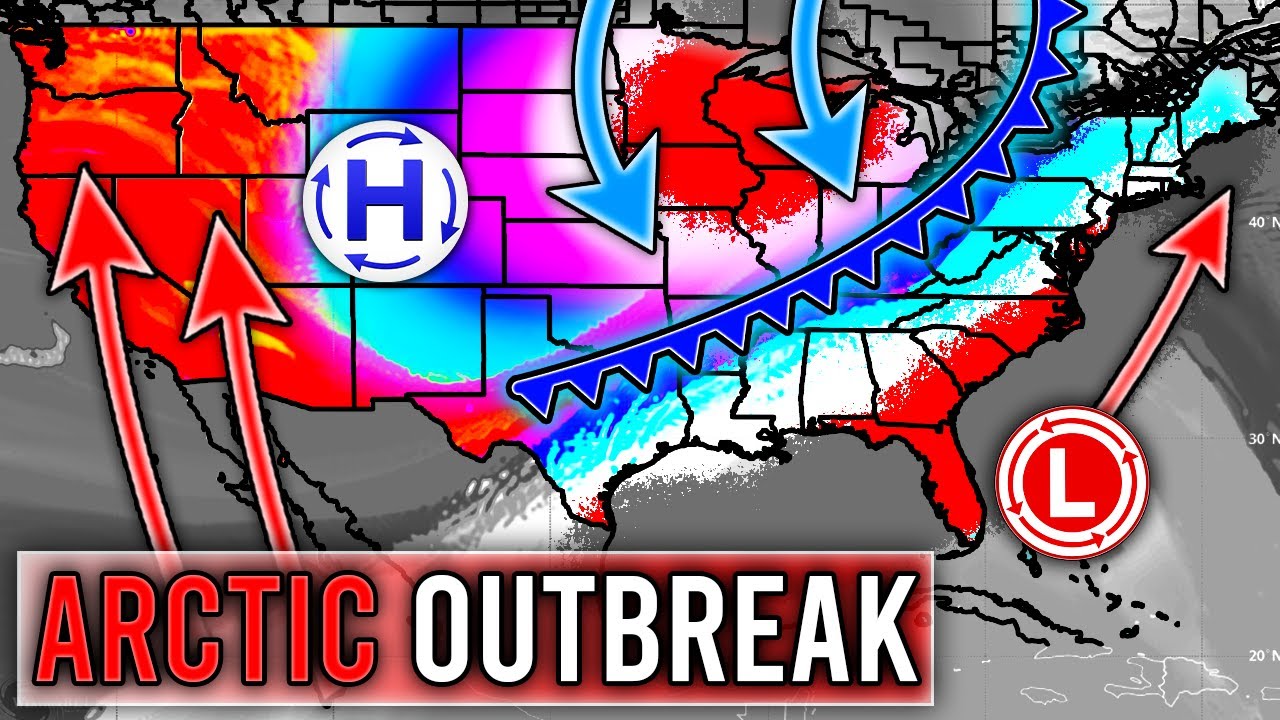 Upcoming ARCTIC Outbreak! EXTREME Cold, Winter Weather, BIG Coastal ...