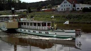 Dresden - Historischer Raddampfer Pillnitz von 1886, Dampfschiff, steam ship, paddle steamer