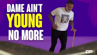 Damian Lillard FAILED The Moon Walk Challenge 😂 | Highlights #Shorts