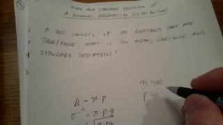 Finding The Mean Variance And Standard Deviation Of A Binomial Probability Distribution