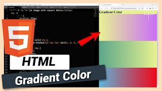 Add Gradient Color | HTML and CSS Tutorial